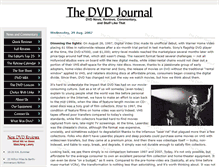Tablet Screenshot of dvdjournal.com